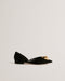 EMAROSE-Shoes-Flat Ballerina Shoe With Rose Applique- Ted Baker Romania